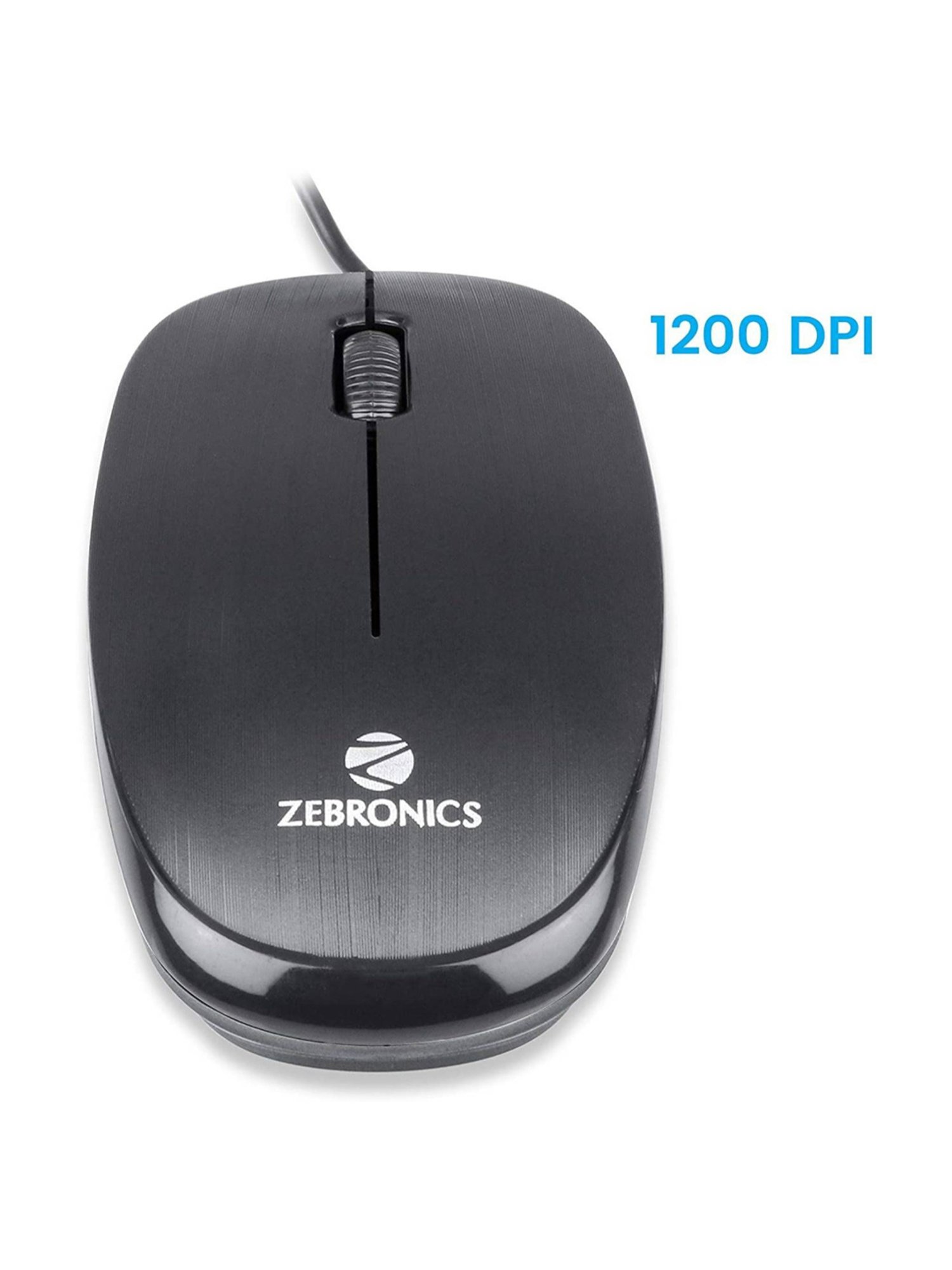 Zebronics K35 Wired USB Desktop Keyboard & Power Mouse (Black)