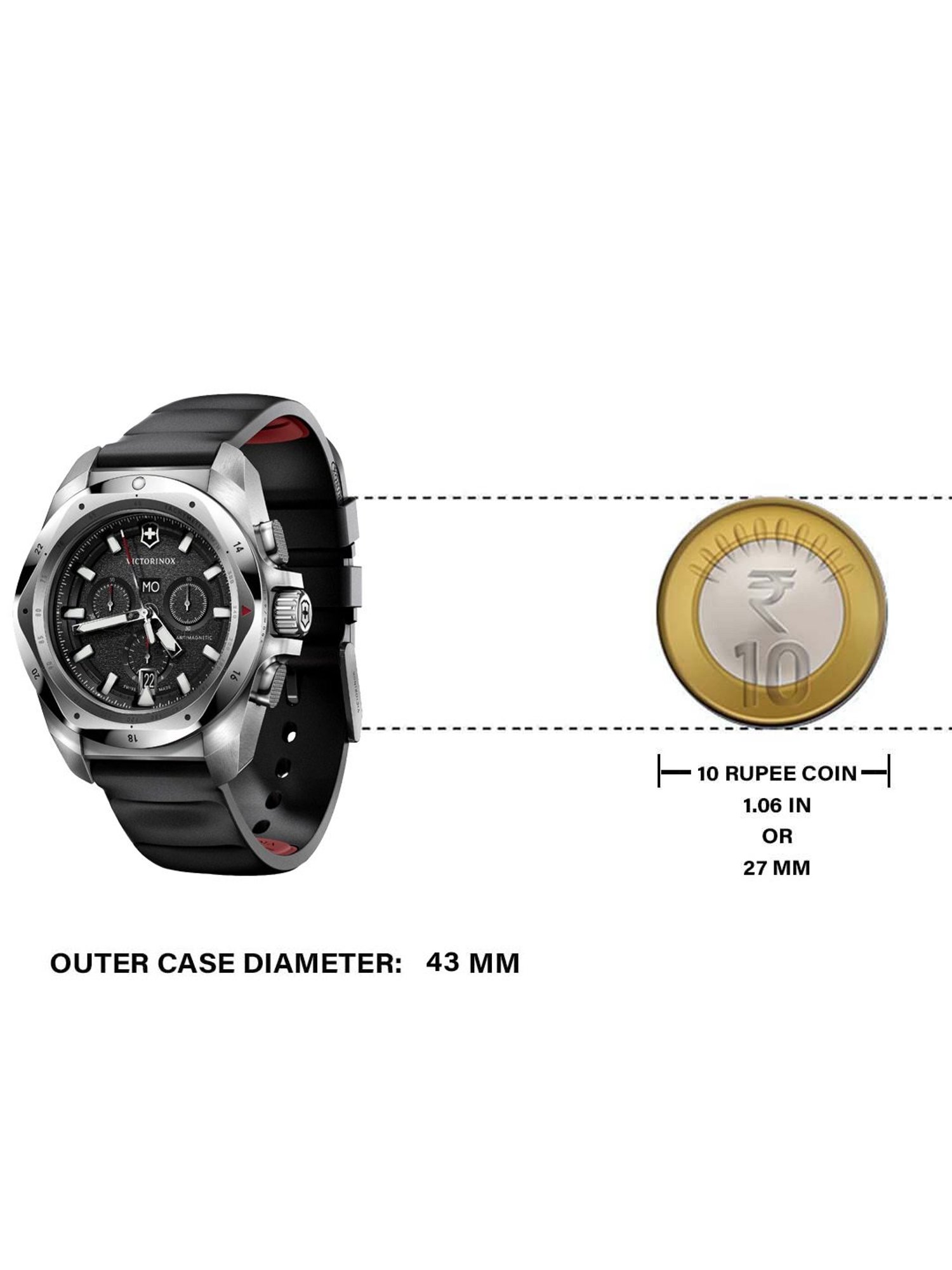 VICTORINOX V241983 I.N.O.X. Chrono Analog Watch for Men