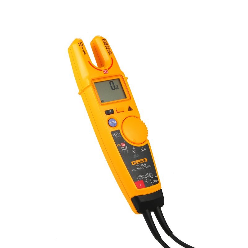 FLUKE T6-1000 NCV Clamp Meter Digital Multimeter Clamp Multimeter Universal Meter Clamp True-RMS Electrical Tester Ammeter AC/DC Voltage Meters 200A AC Current Clamp Meter 1000V DC/AC Voltage 2000O