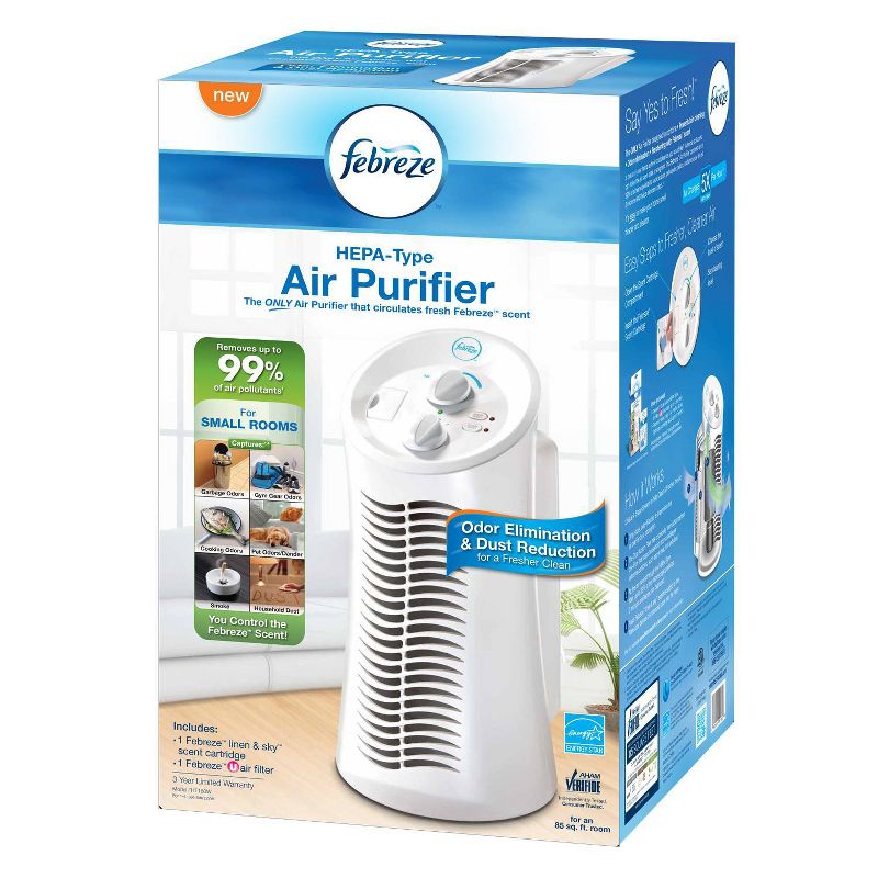 Febreze FHT180w HEPA Type Mini Tower Air Purifier