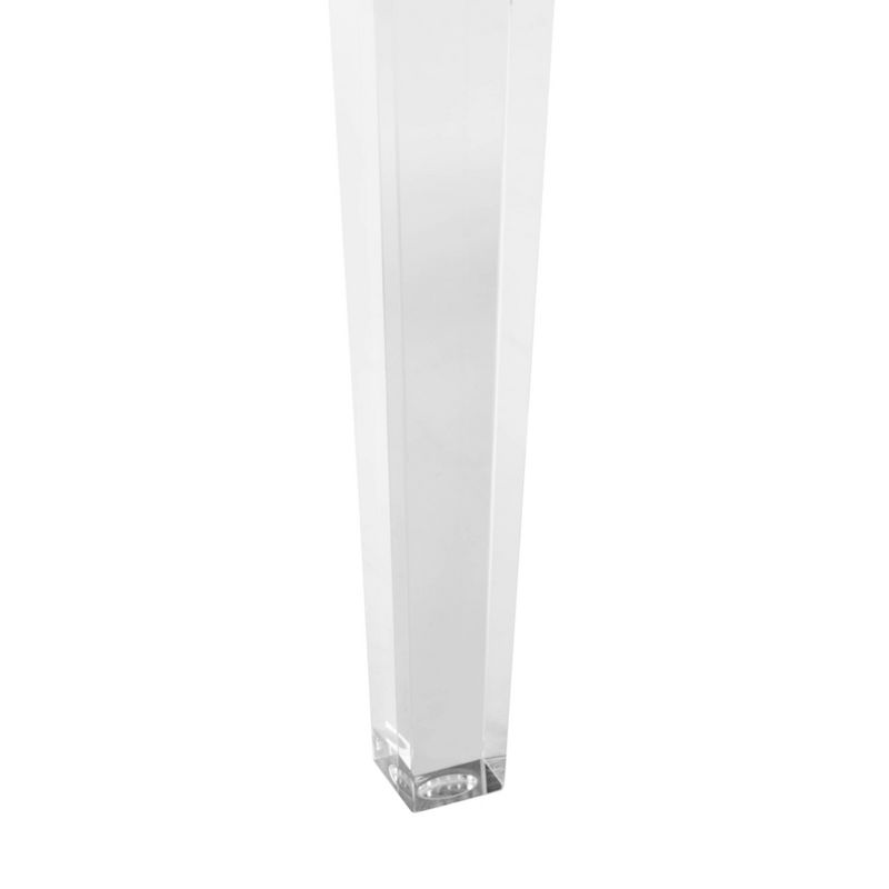 Rhys Acrylic Dining Chair Black/Clear - Safavieh