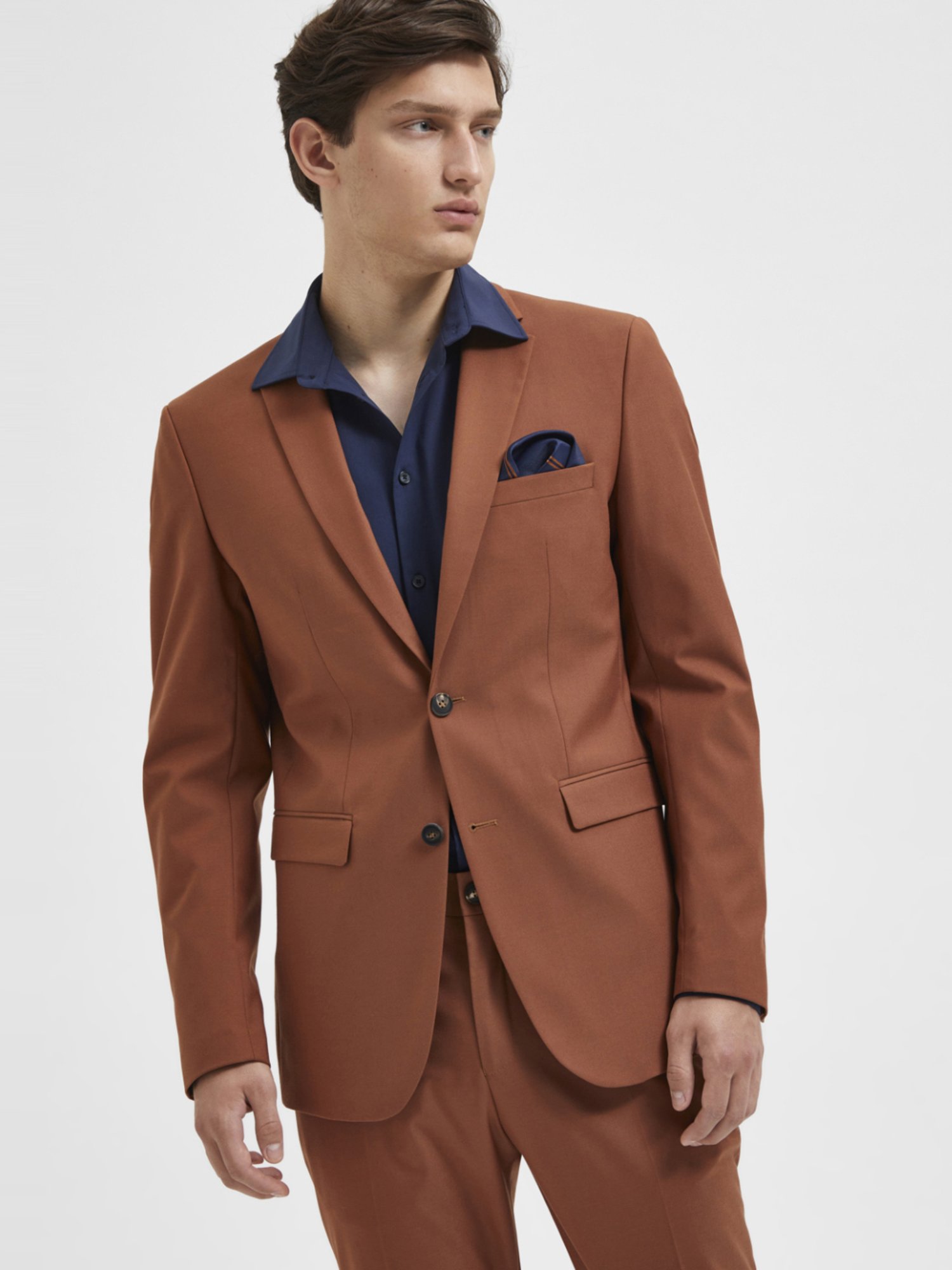 SELECTED HOMME Argan Oil Slim Fit Blazer