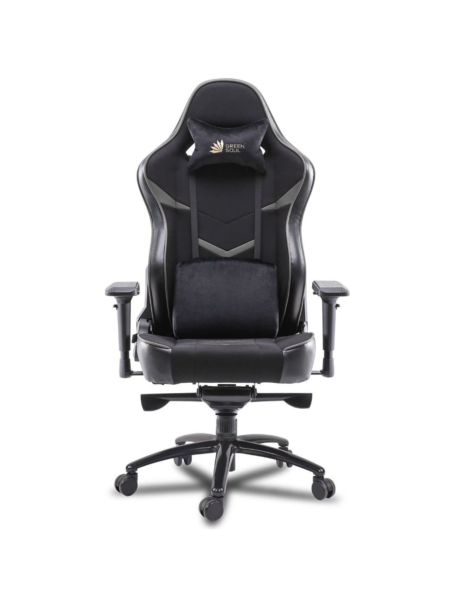 Green Soul Monster T Black & Grey PU Leather Premium Gaming Chair