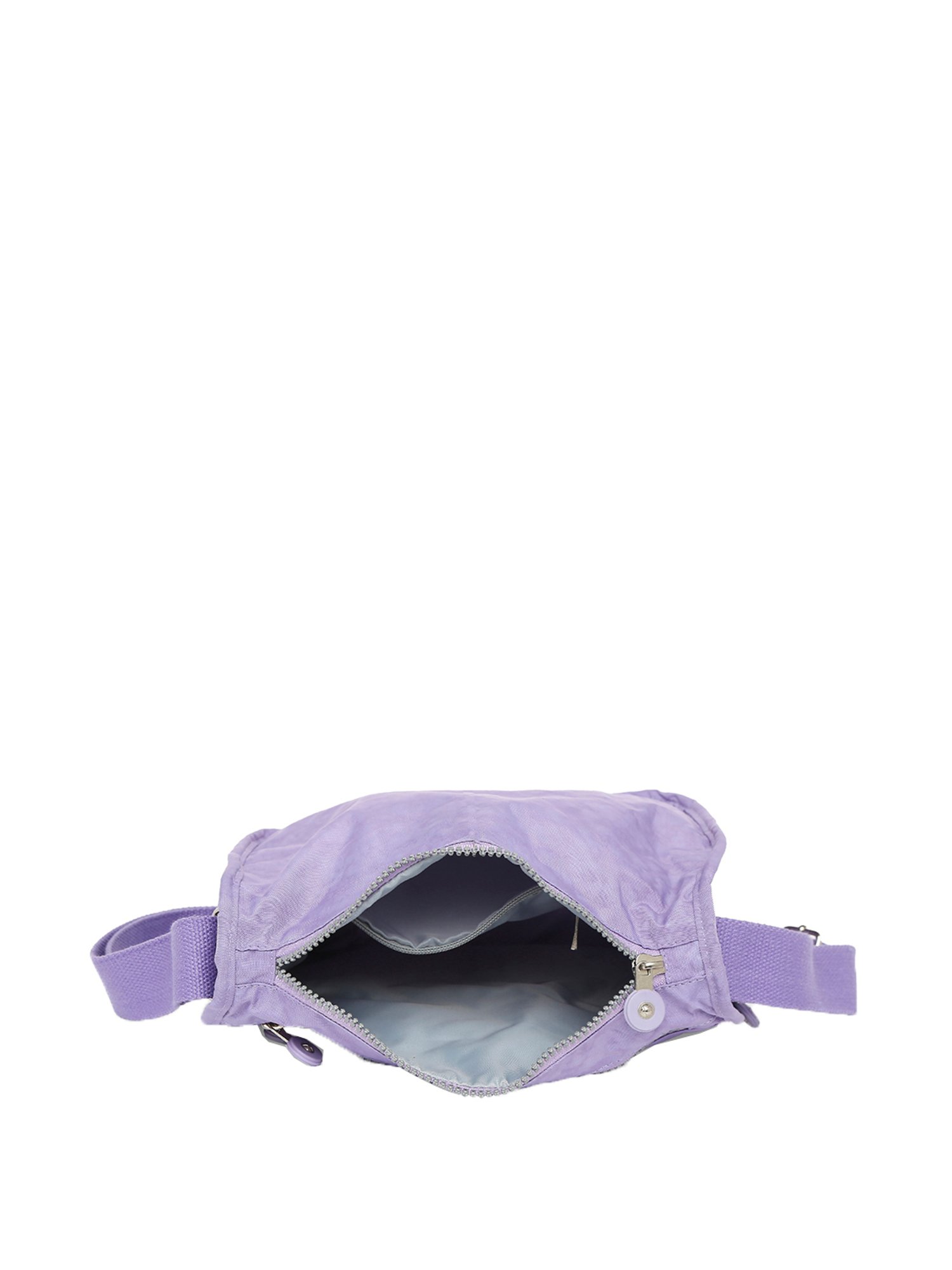 Baomi Purple Solid Medium Cross Body Bag