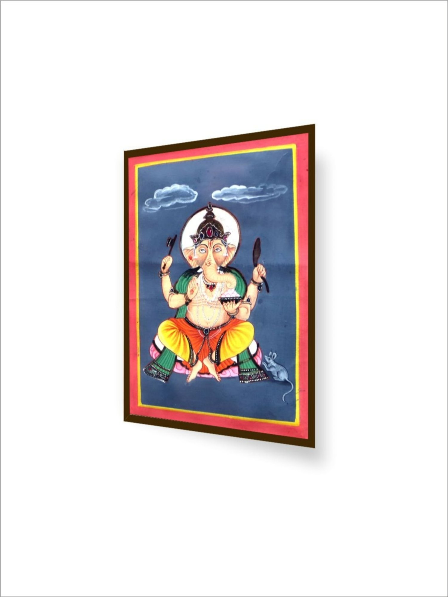 The Art House Abstract Multicolor Canvas Painting