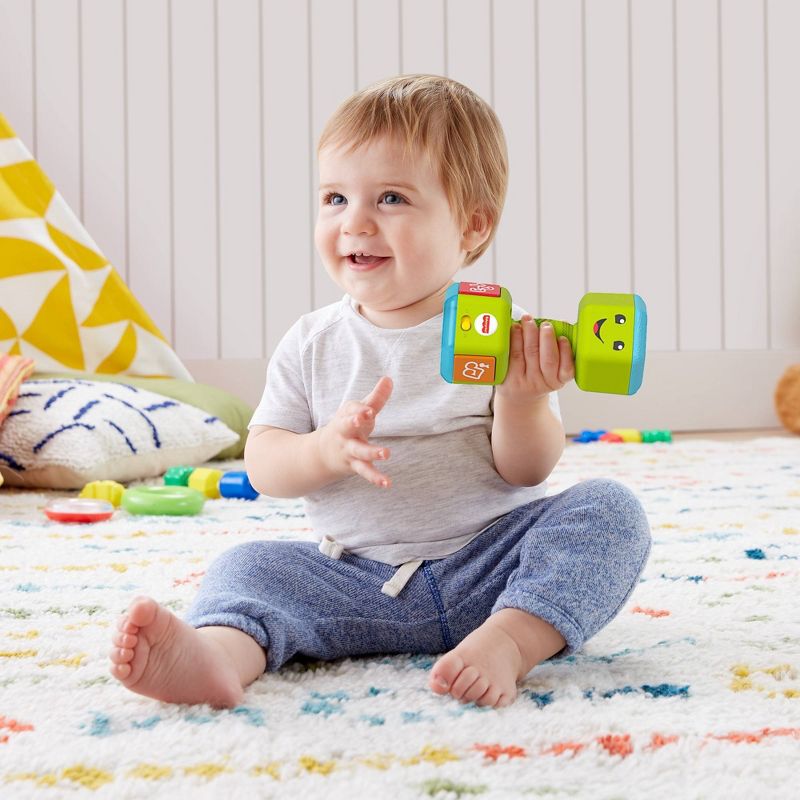 Fisher-Price Laugh & Learn Countin' Reps Dumbbell Toy