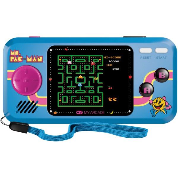 My Arcade MS. PAC-Man Pocket Player Portable Handheld with 3 Games: MS.PAC-Man, Sky Kid & MAPPY