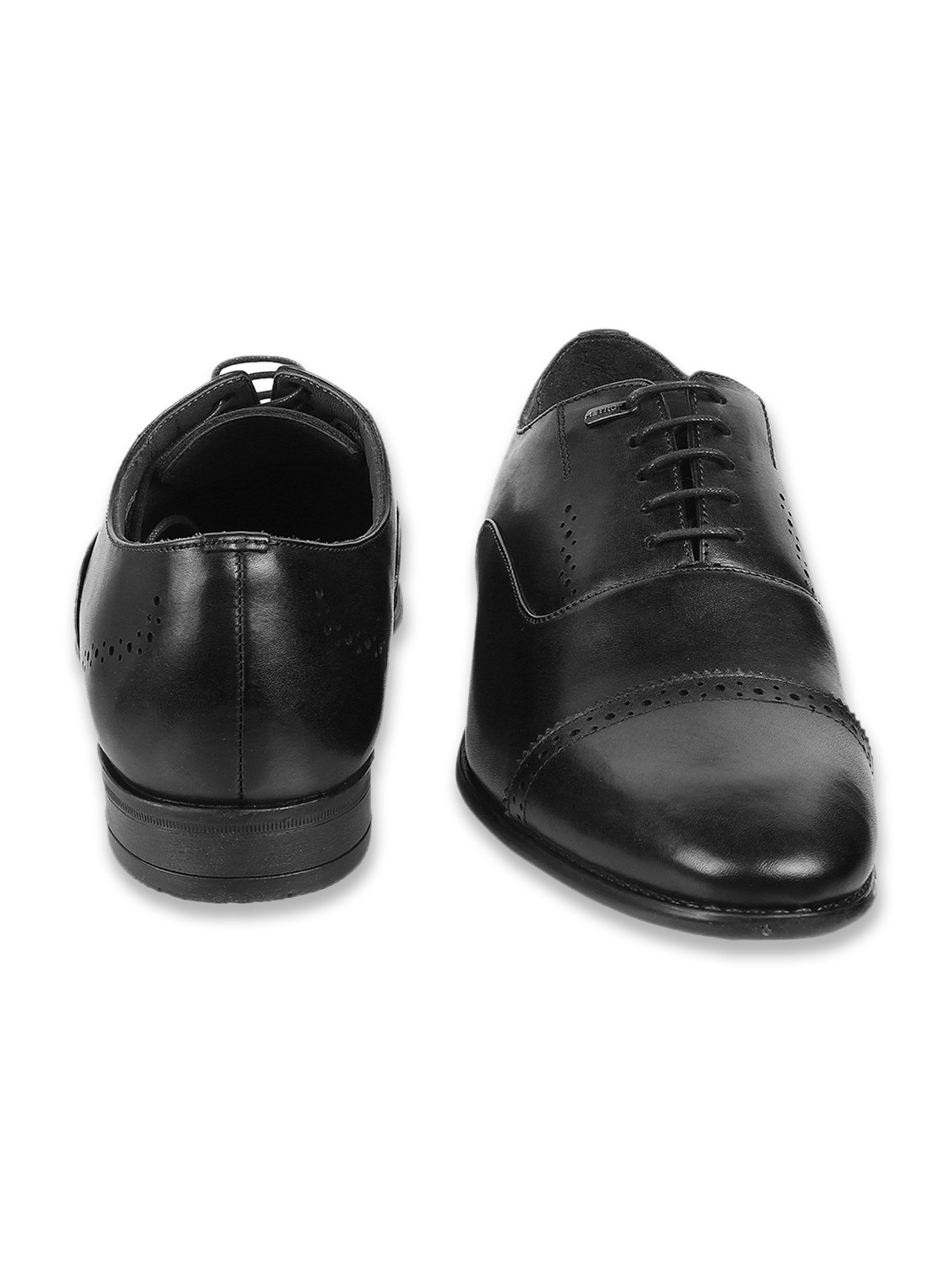 Metro Men's Black Oxford Shoes