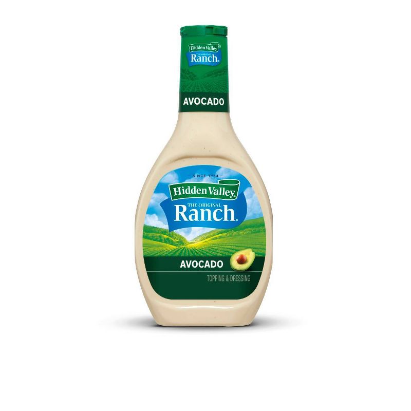 Hidden Valley Avocado Ranch Salad Dressing & Topping - Gluten Free - 16fl oz