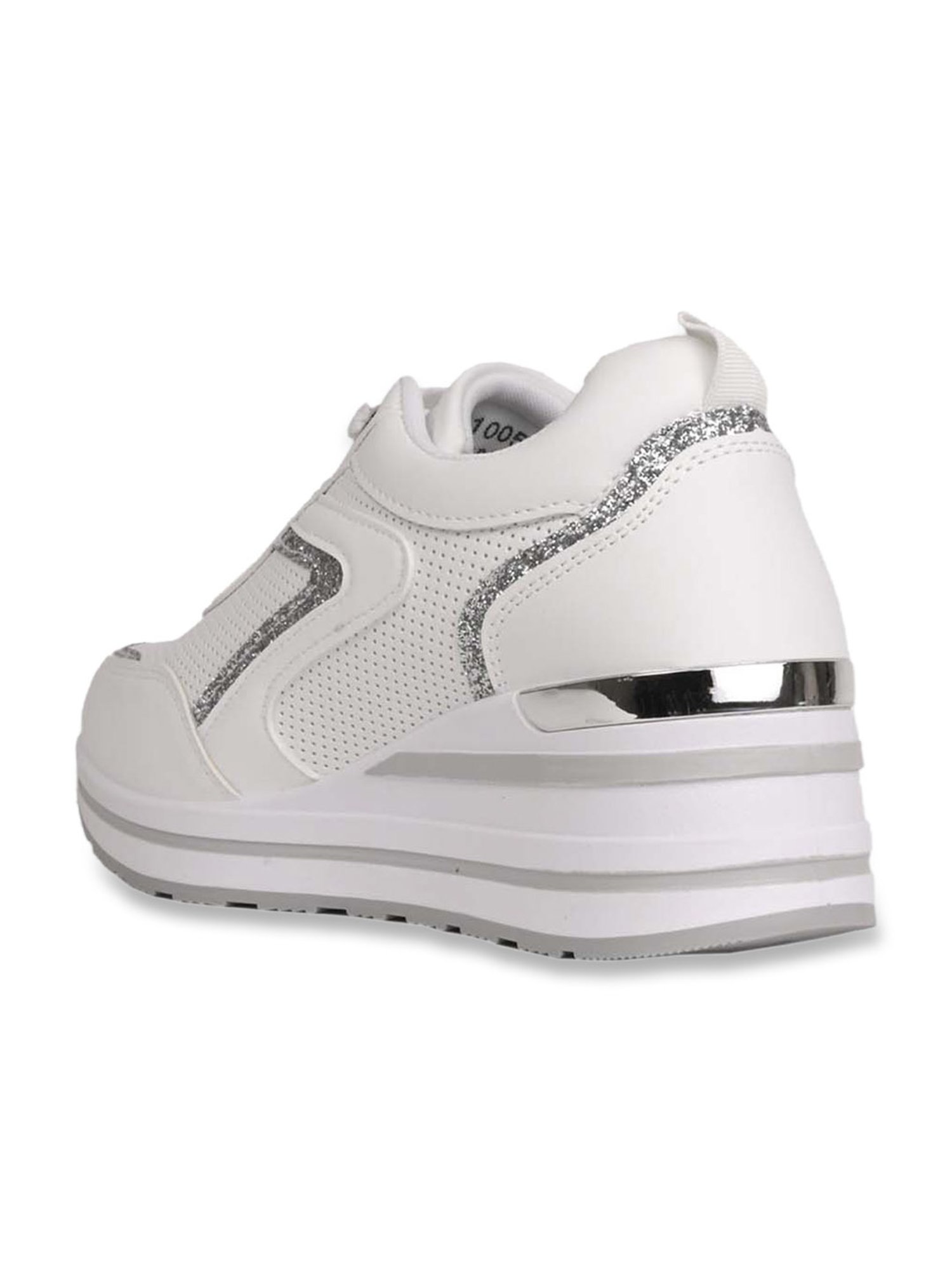 Jove Women's White Casual Sneakers