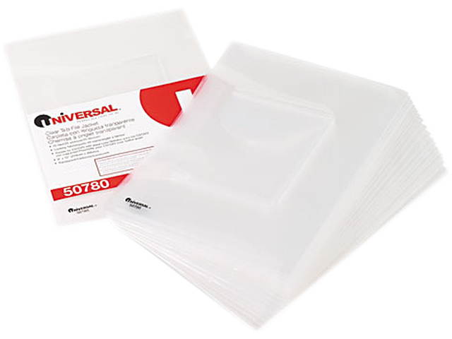 Deluxe Locking Project File With Cd-Rom Holder, 9 X 12, Poly, Clear, 2