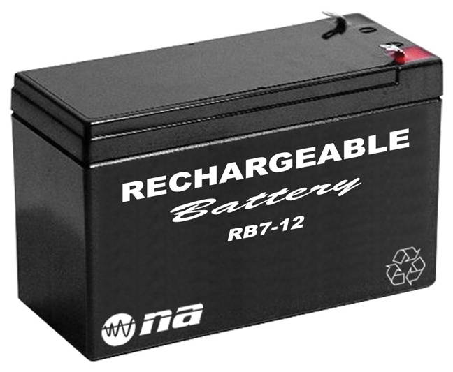 NIPPON RB712 12V RECHARGEABLE BATTERY 7AH NIPPON AMERICA
