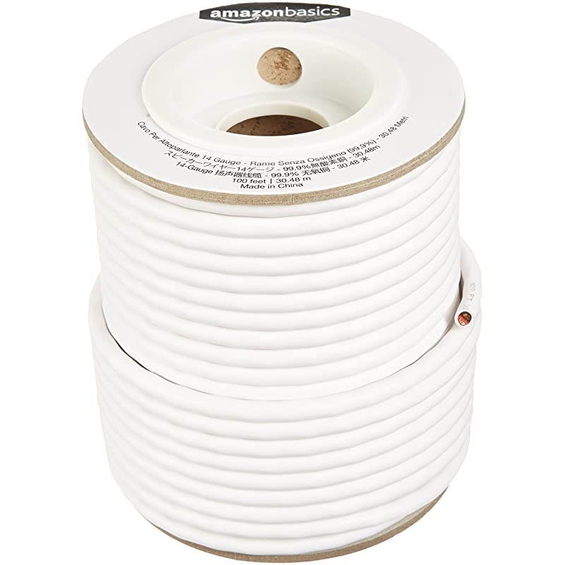 14Gauge Audio Speaker Wire Cable 999 OxygenFree Copper 100 Feet