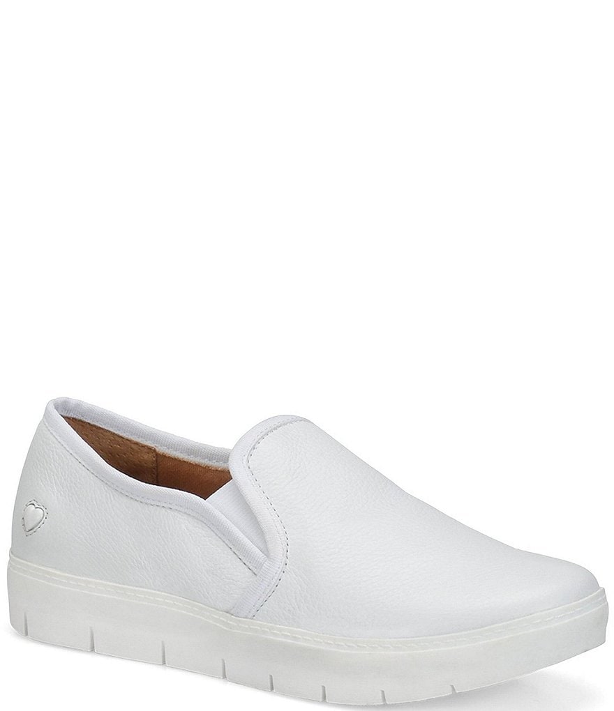 Nurse Mates Adela Leather Slip-Ons