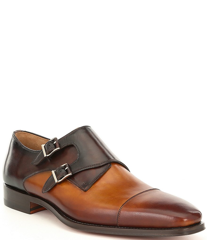 Magnanni Men's Jaden Double Monk Strap Dress Shoe