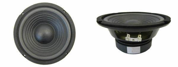 NEW (2) 6.5" Woofer Speakers.Replacement.8 ohm.Home Audio Driver.6-1/2" PAIR.