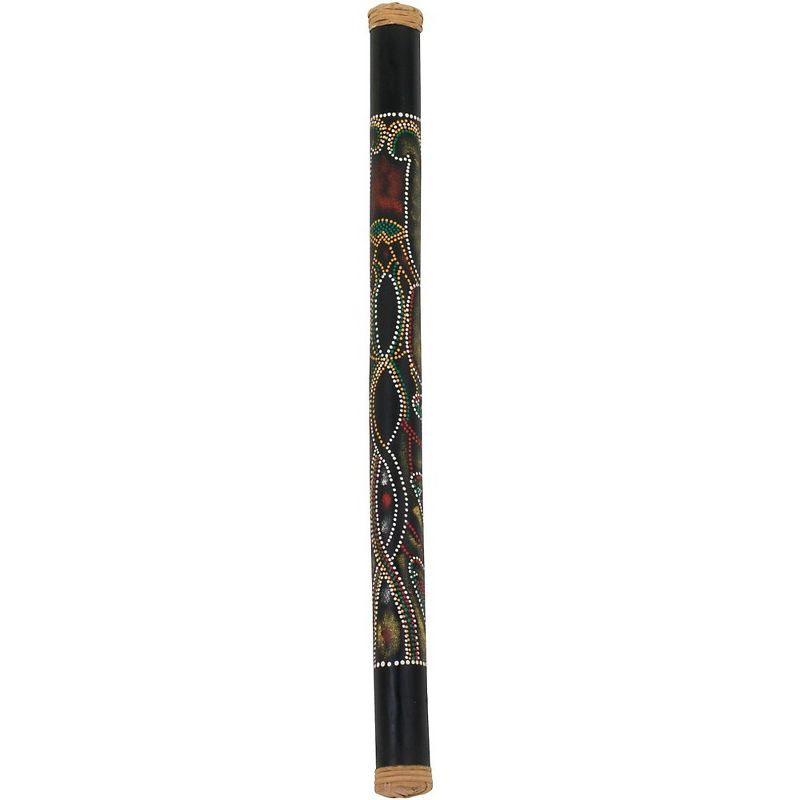 Pearl 32 in. Bamboo Rainstick in Hand-Painted Hidden Spirit Finish