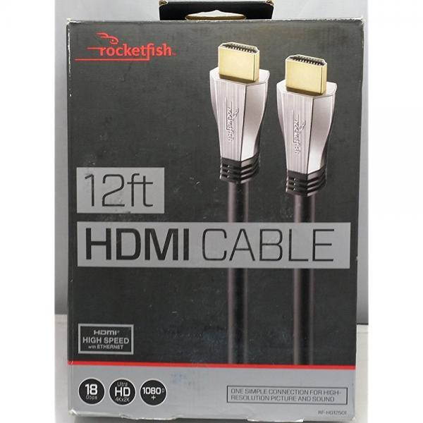 Rocketfish 12' Ft. In-wall Hdmi Cable 18gbps Ultra Hd 4k X 2k 1080+ with Ethernet High Speed
