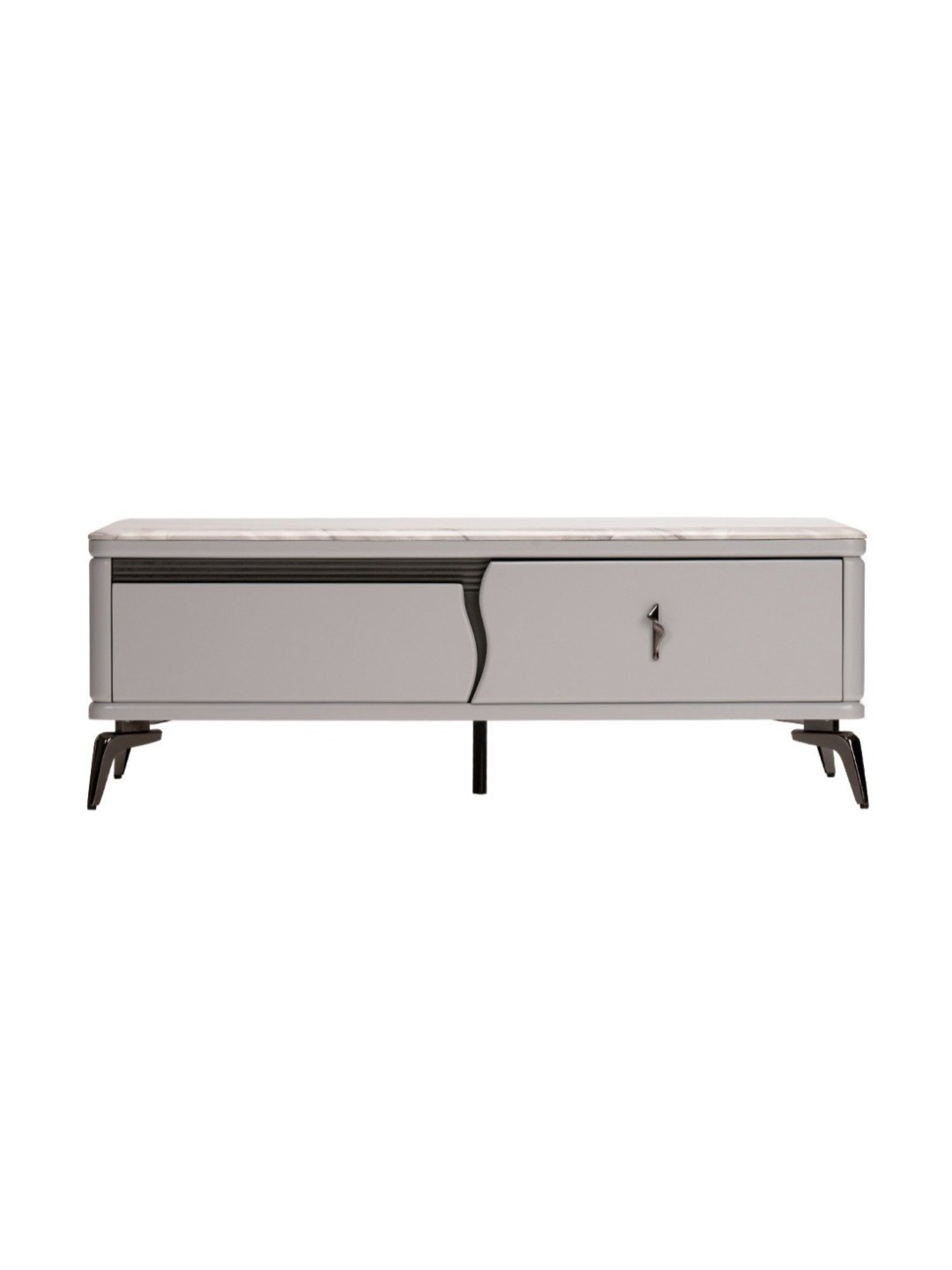 Durian Thompson Smoke Grey Marble Coffee Table