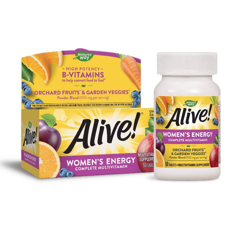 Nature's Way Alive! Women's Energy Multivitamin Tablets - 50ct