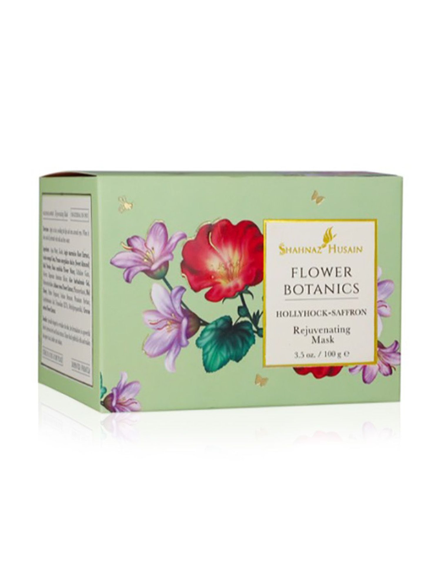 Shahnaz Husain Flower Botanics Hollyhock Saffron Rejuvenating Mask - 100 gm