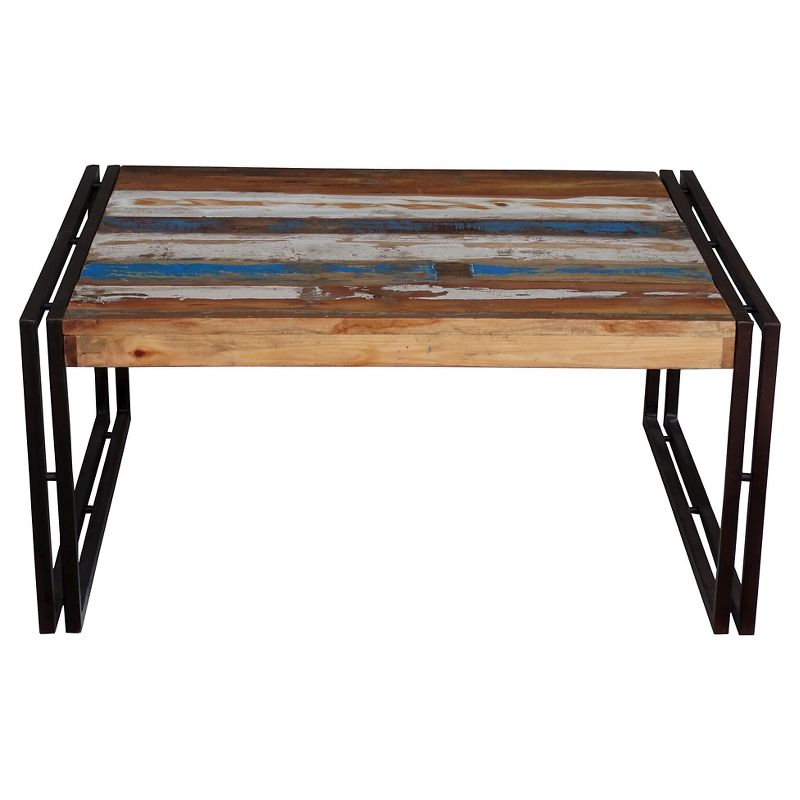 Rustic Reclaimed Wood Coffee Table Natural - Timbergirl