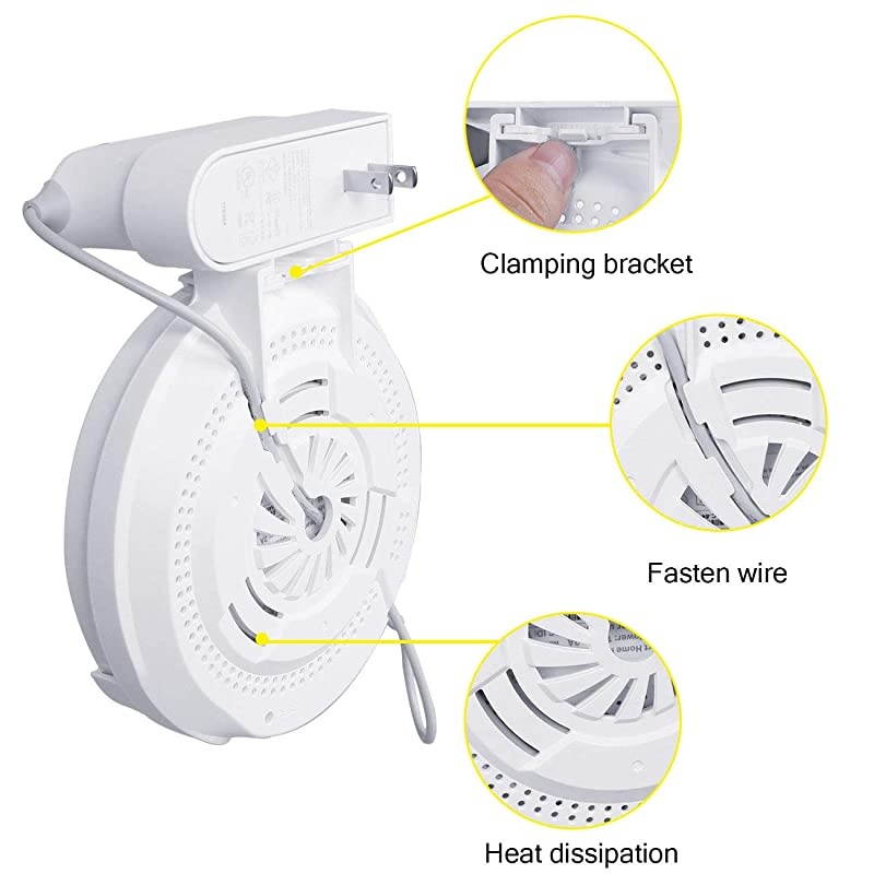 Wall Mount Holder for TP Link Deco M9 Plus Whole Home Mesh WiFi System No Cord Clutter and Save Space Ceiling Bracket 2 Pack