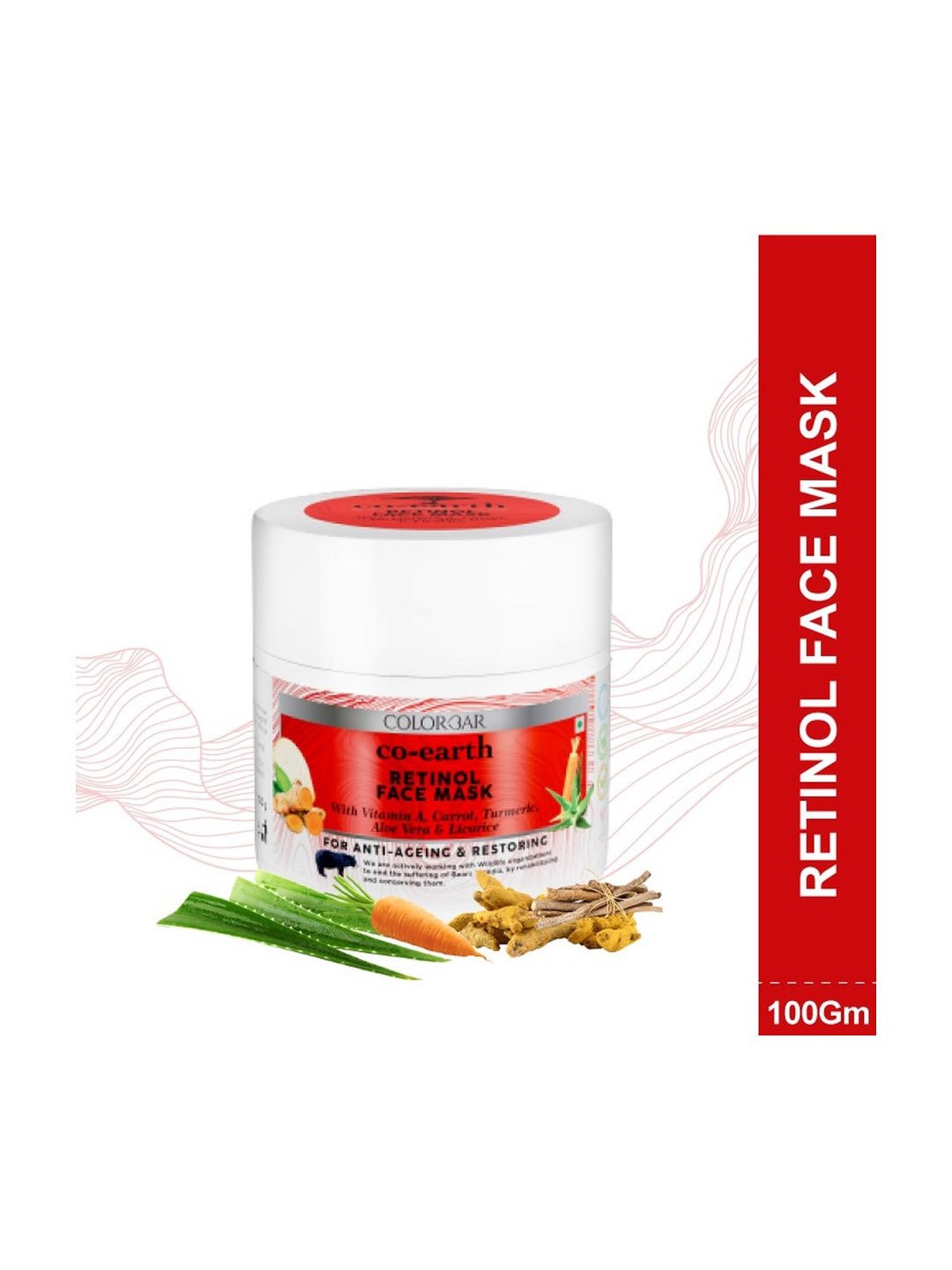Colorbar Co-earth Retinol Face Mask - 100 gm