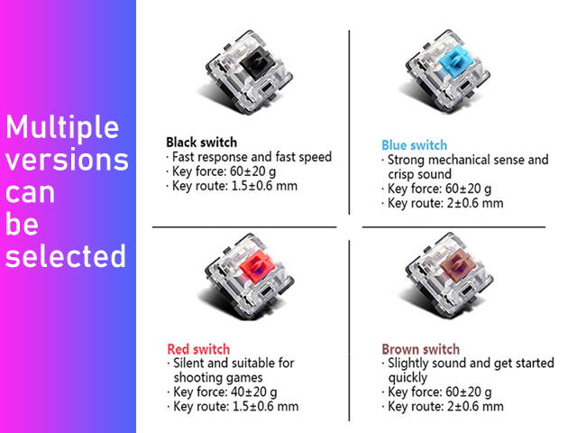 AULA F2088/F2058 Mechanical Gaming Keyboard Detachable wrist rest Multimedia Knob, 104 Keys Anti-ghosting Marco Programming metal panel LED Backlit keyboard for PC Gamer (Punk keycap)