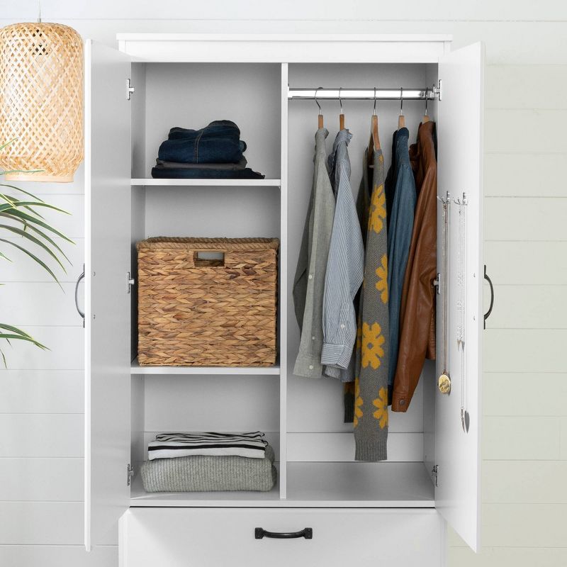 Mulberry 2.0 Sectional Wardrobe Closet Blue - Manhattan Comfort