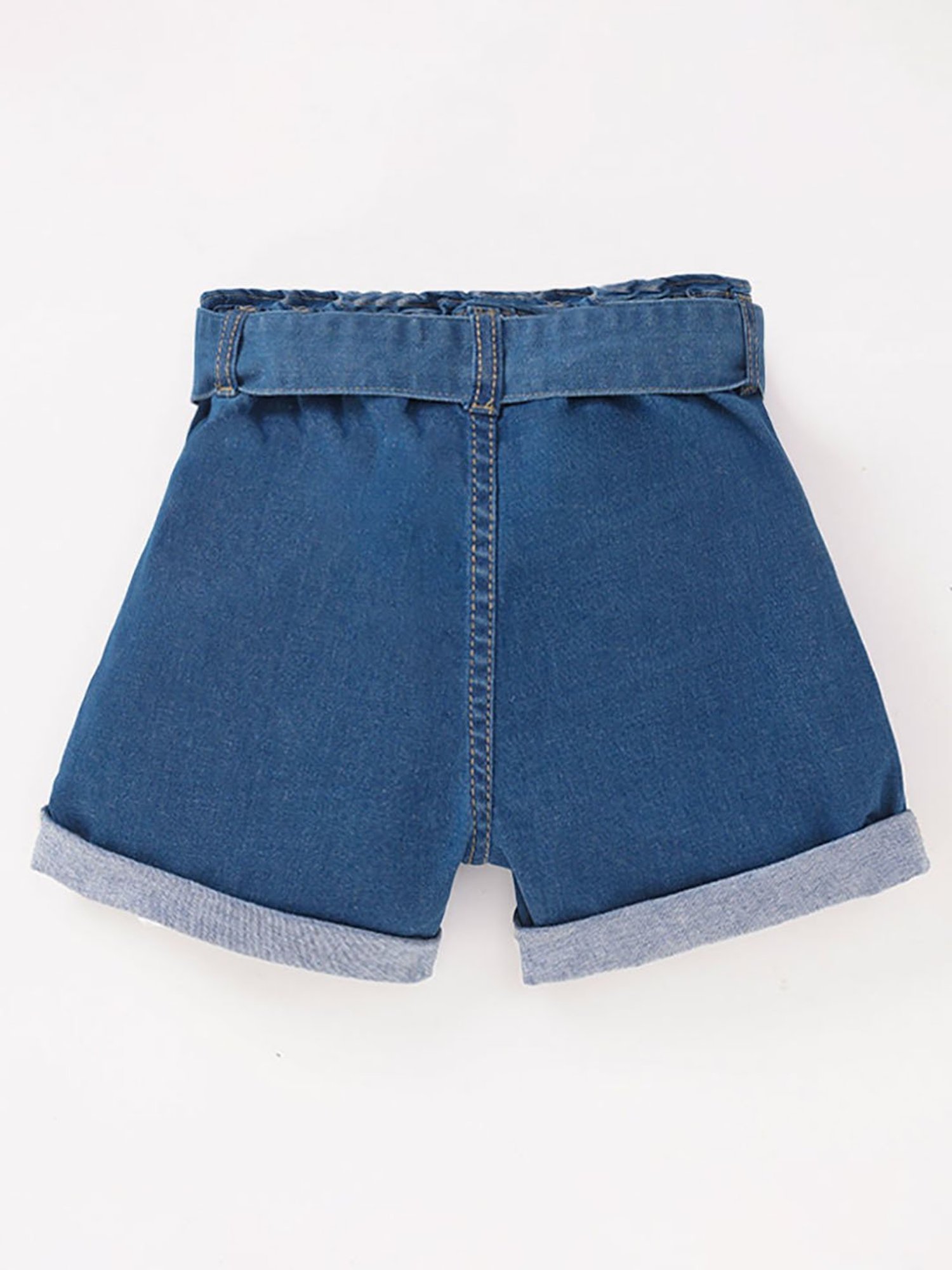 United Colors of Benetton Kids White Solid Shorts