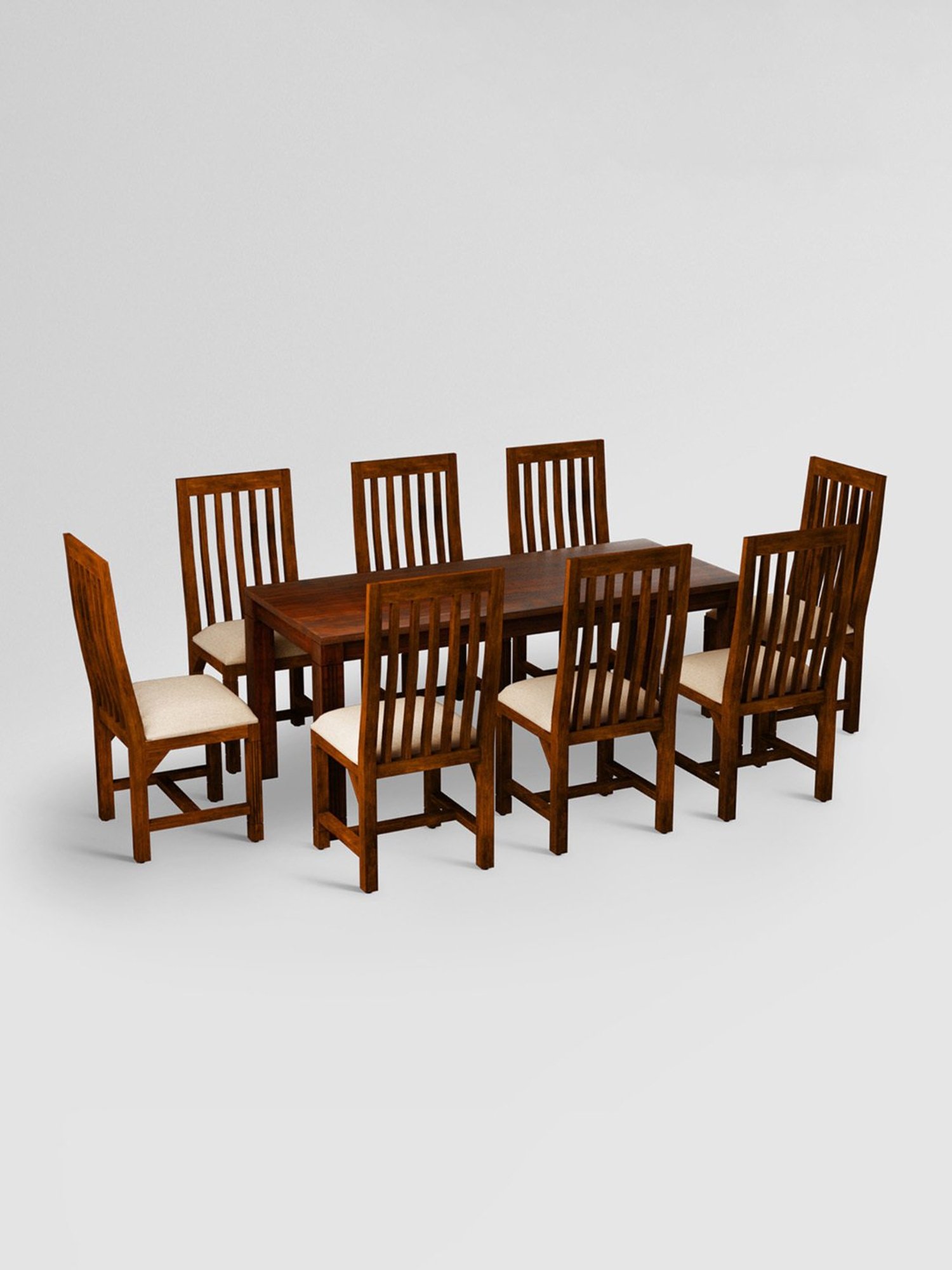 Durian Elanor Modern Brown & Beige Premium Leatherette Dining Chair