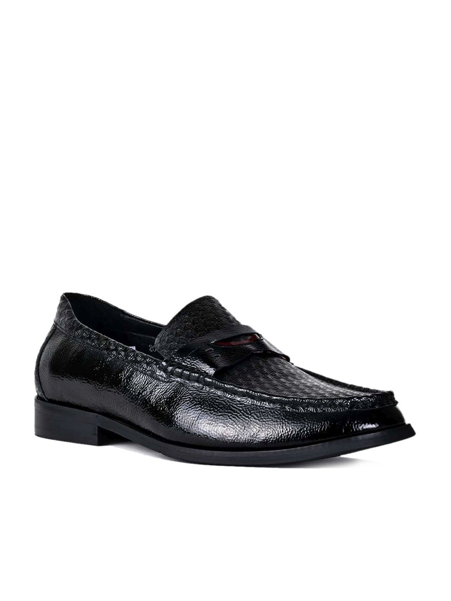 Cobblerz Men's Black Casual Loafers