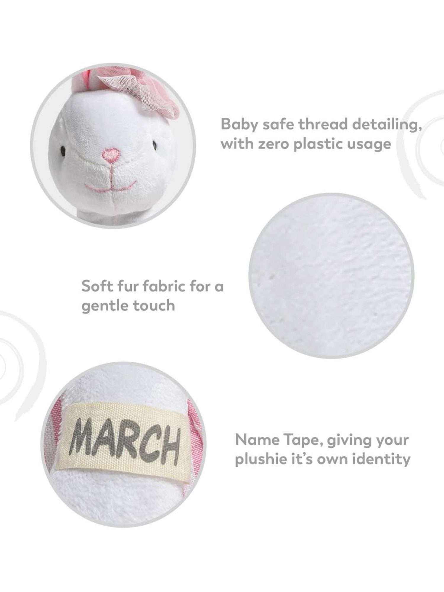 Baby Moo Kids Grey Hanging Toy