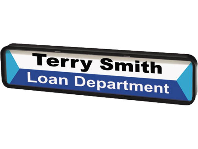 Advantus 83700 DIY Sign, Plastic, 9-3/8 x 1-7/8, Black