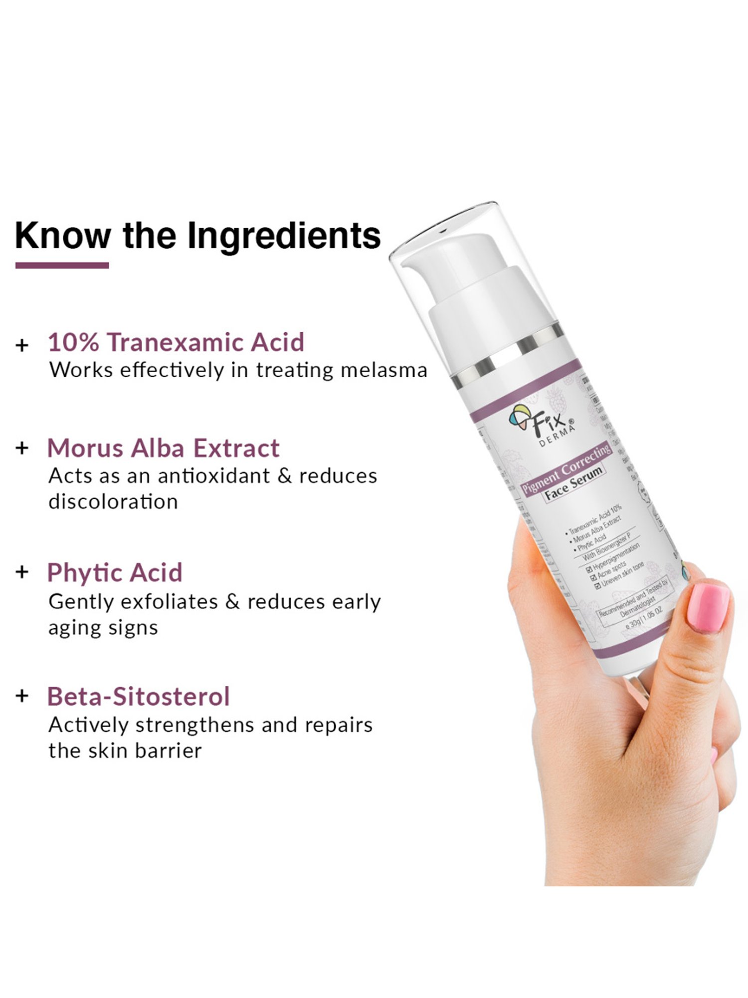 Fixderma Pigment Correcting Face Serum for Men&iquest;&&iquest;Women&iquest;-&iquest;30 gm