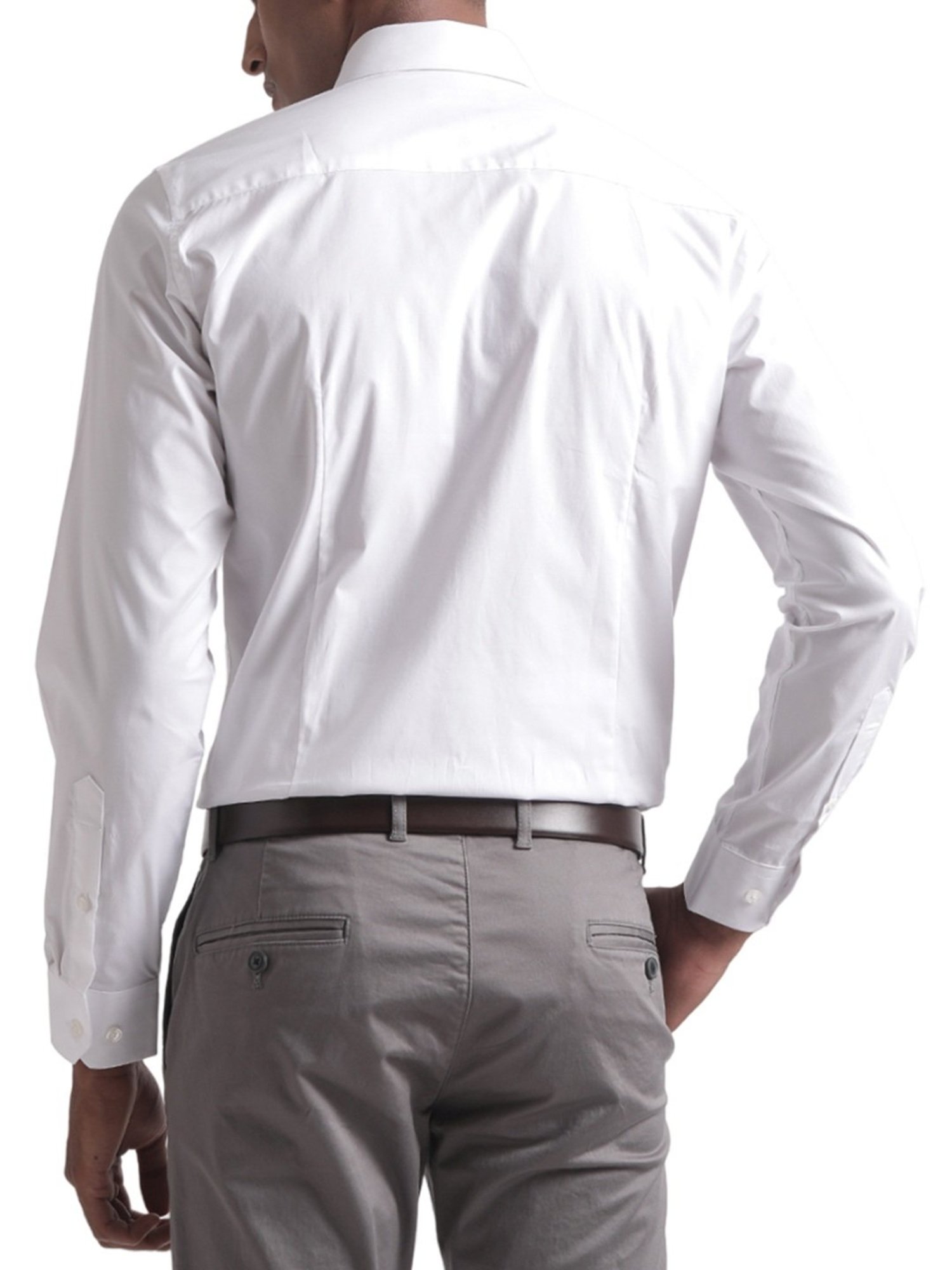 Matinique White Slim Fit Shirt