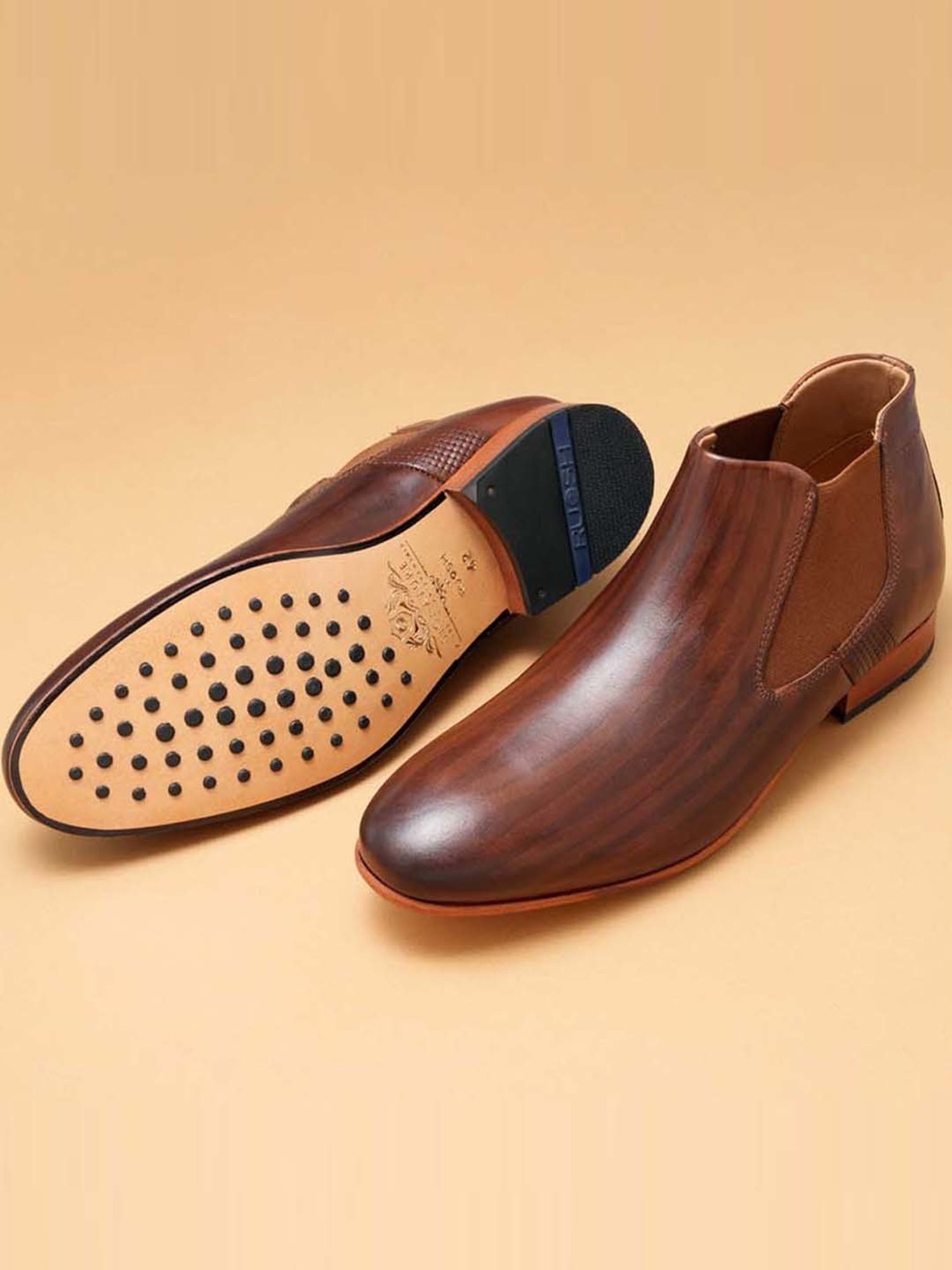 Ruosh Men's The Tivoli Brown Chelsea Boots