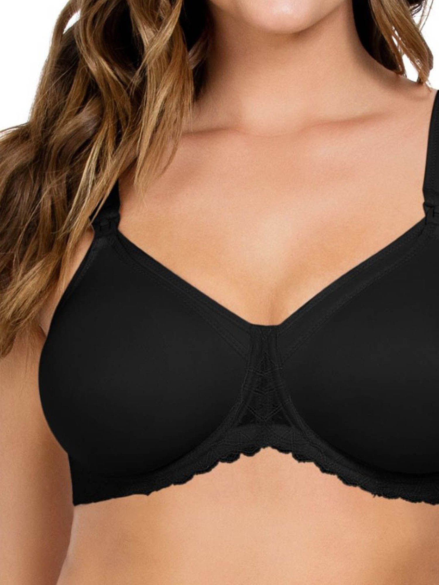PARFAIT Black Under Wired Non Padded Maternity Bra