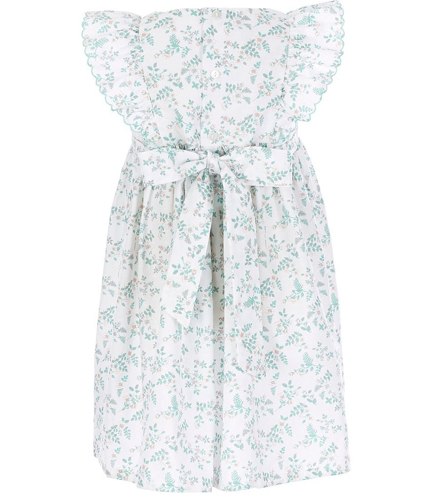 Edgehill Collection Little Girls 2T-6X Spring Floral A-Line Dress