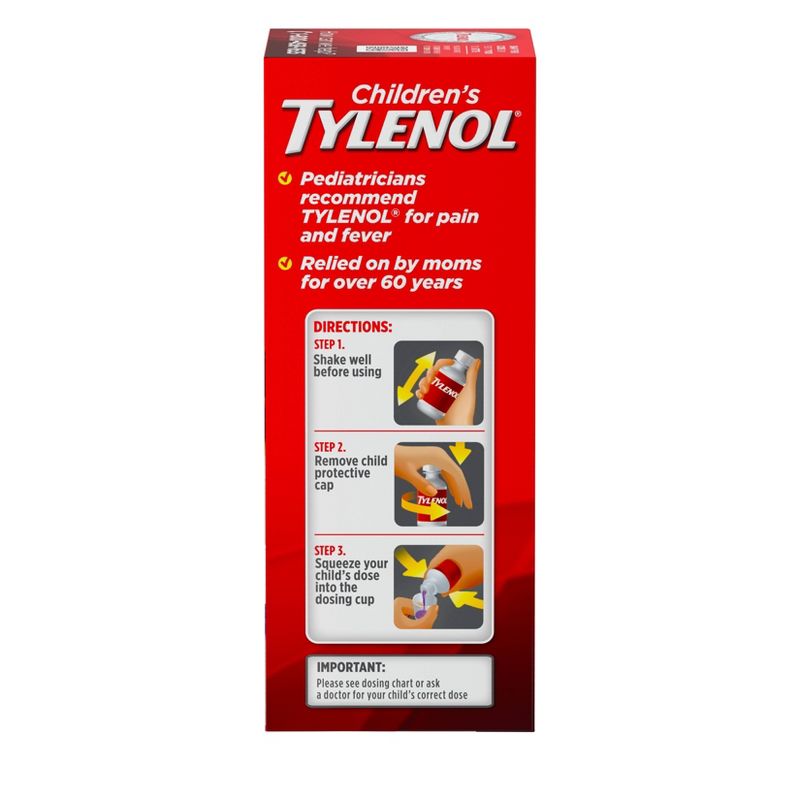 Children's Tylenol Grape Oral Suspension - 4 fl oz