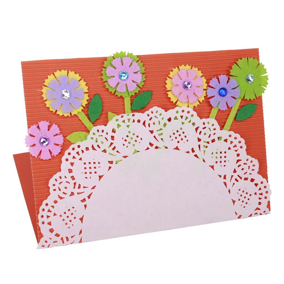 MEIKE M1418 DIY Handmade Mother's Day Greeting Card Set Flower Paper Anniversary Birthday Thanksgiving Cards Gifts for Women Mother Mom 2
