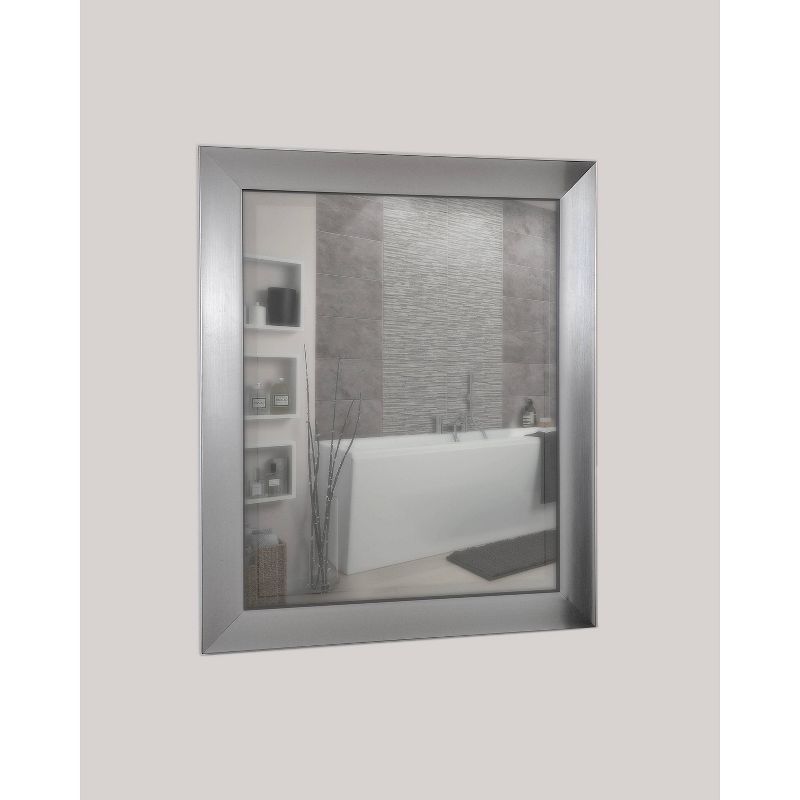 29" X 41" Contempo Beveled Glass Wall Mirror Silver - Alpine Art & Mirror