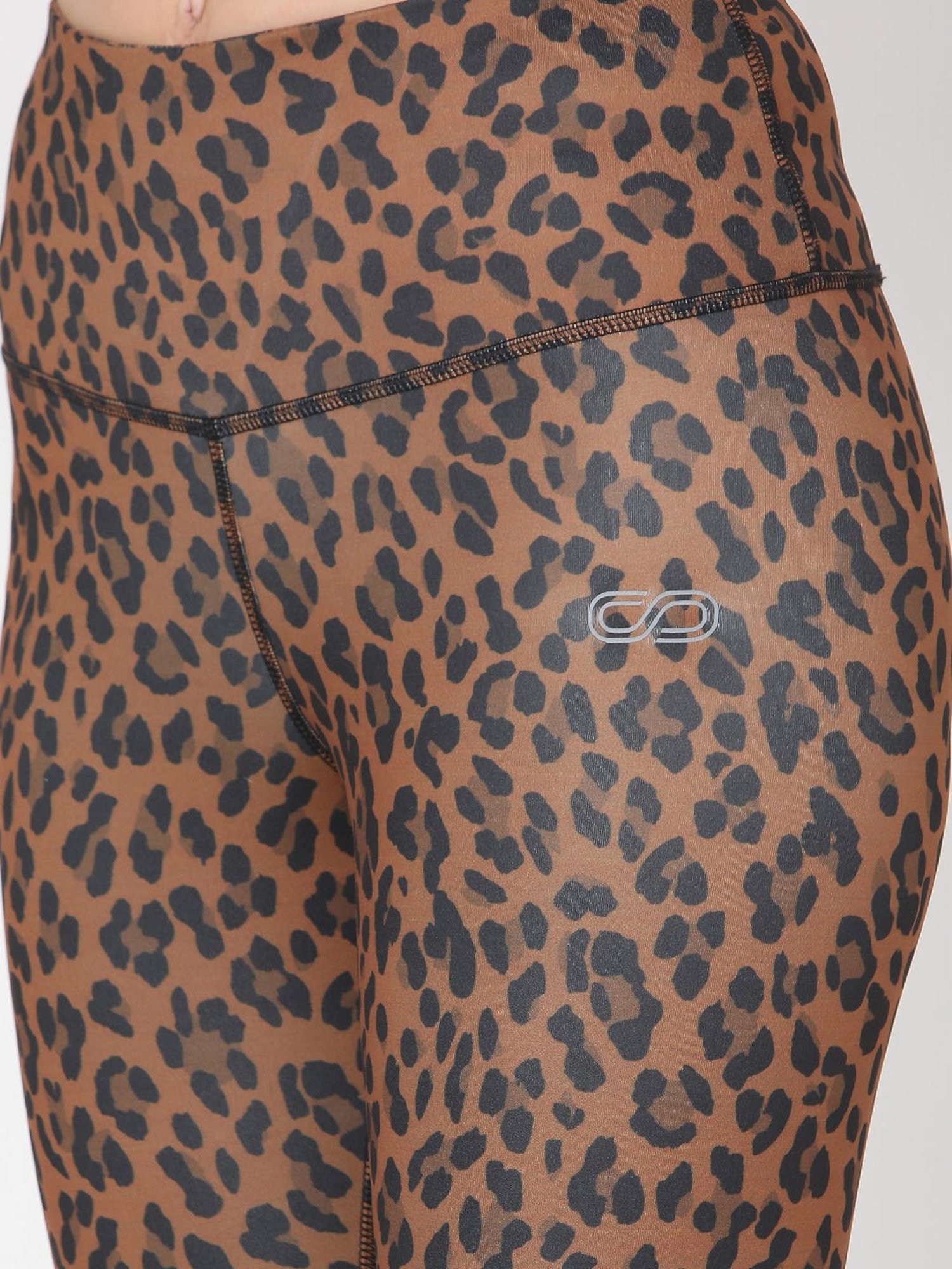 SILVERTRAQ Brown Animal Print Leggings