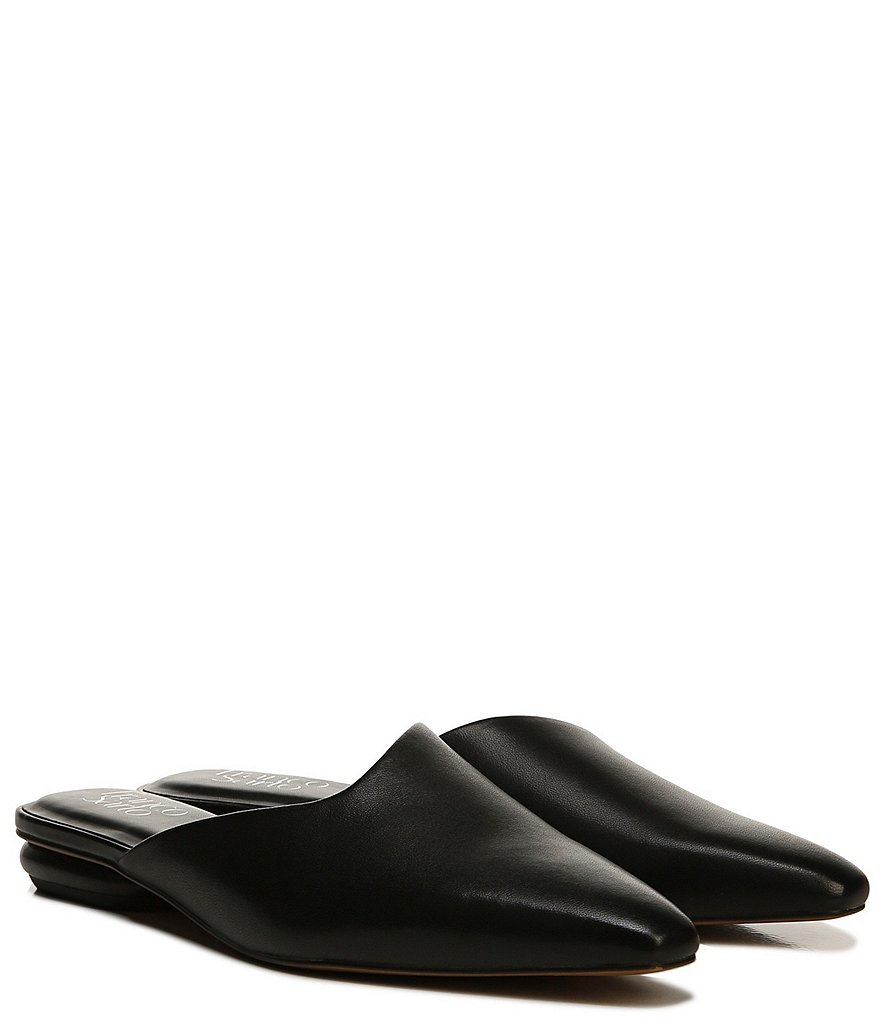 Jack Rogers Blair Pointed Toe Bow Leather Flats
