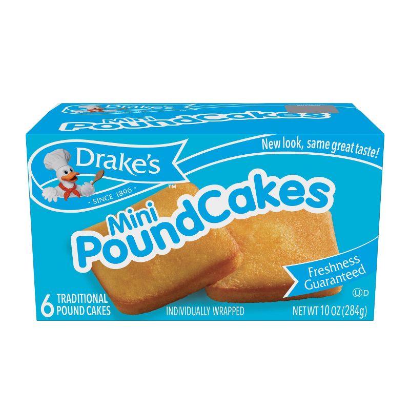 Drake's Mini Pound Cakes- 10oz/6pk