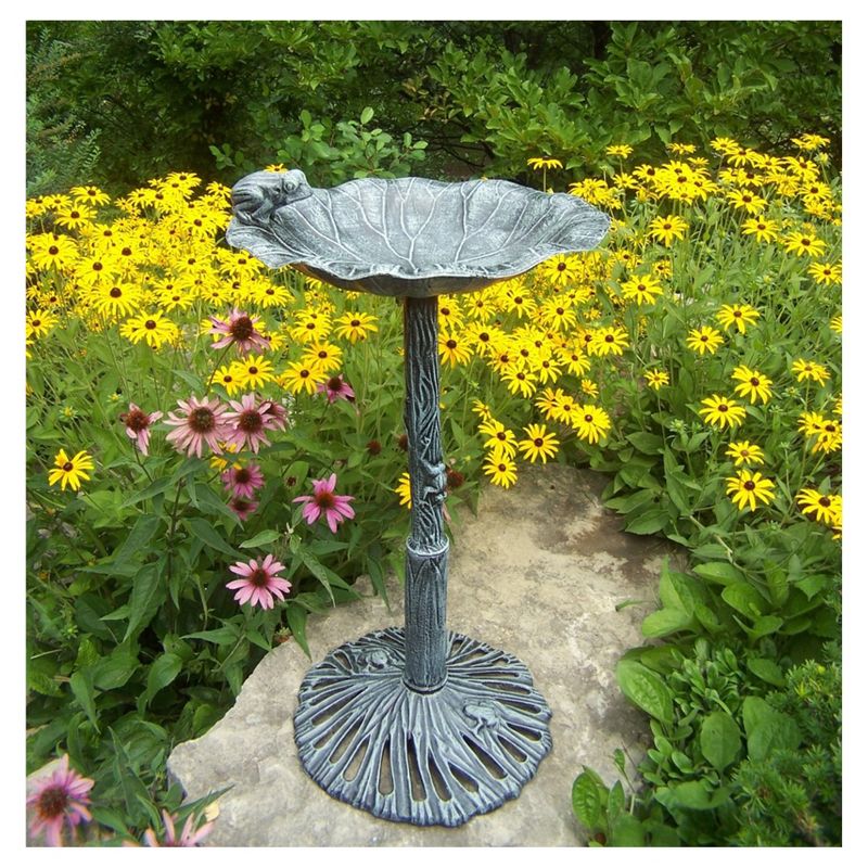 35" Aluminum Oakland Living Birdbath