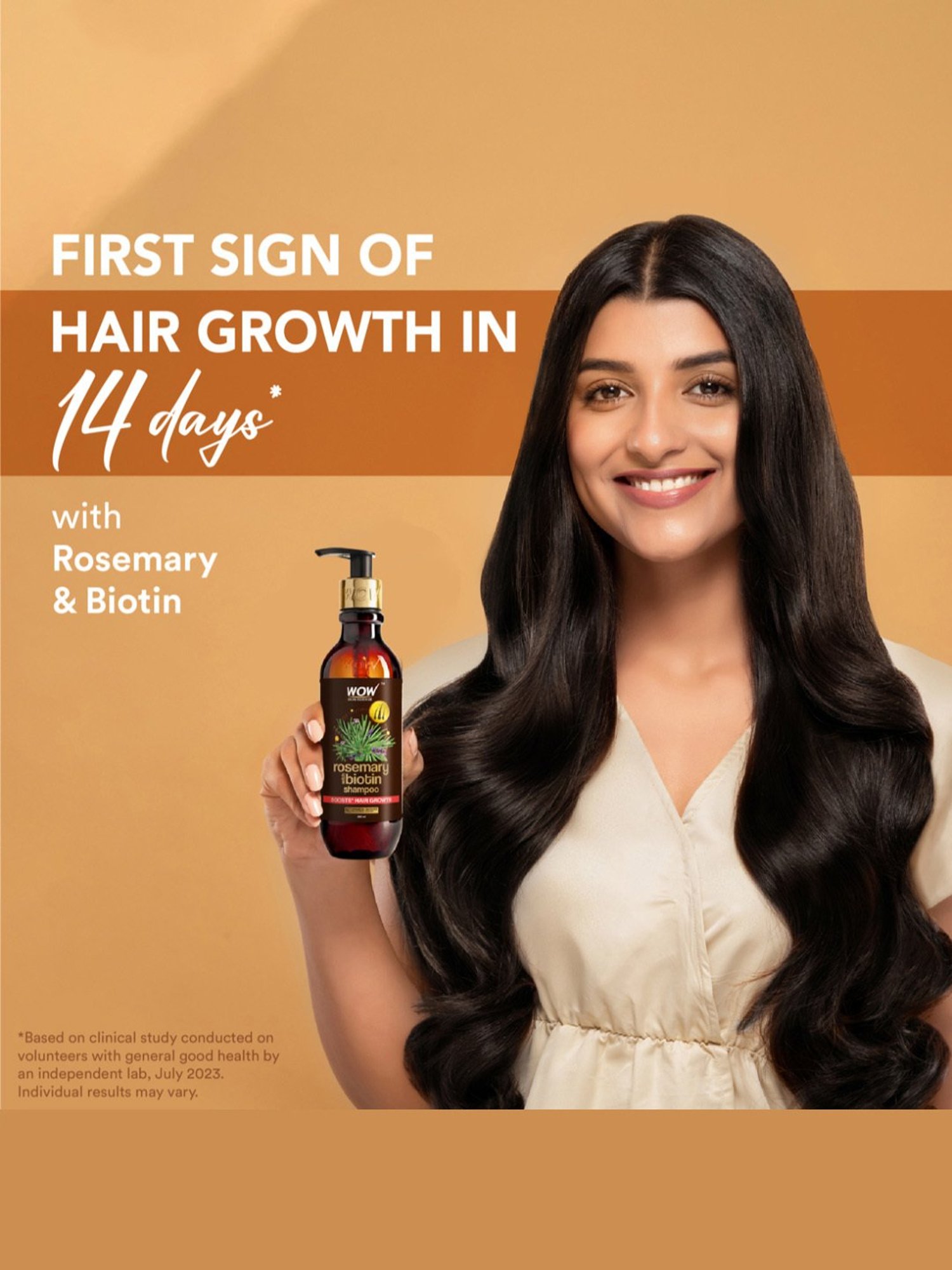 WOW Skin Science Rosemary with Biotin Shampoo - 250 ml