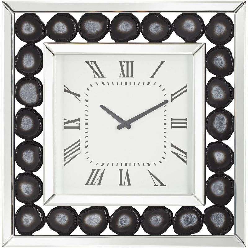 River Parks Studio Delria Agate 21" Square Wall Clock