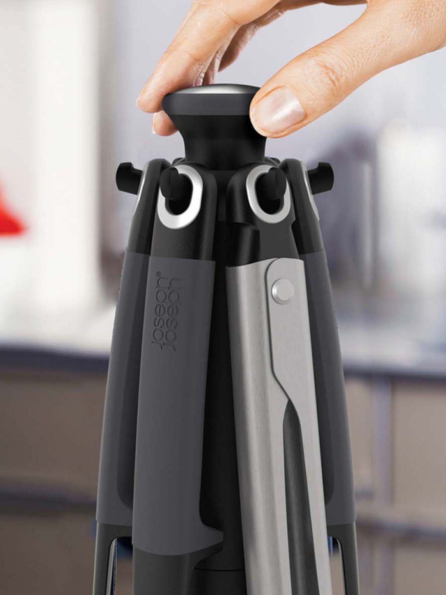 HAZEL Silver Stainless Steel Spatula with Beveled Edge